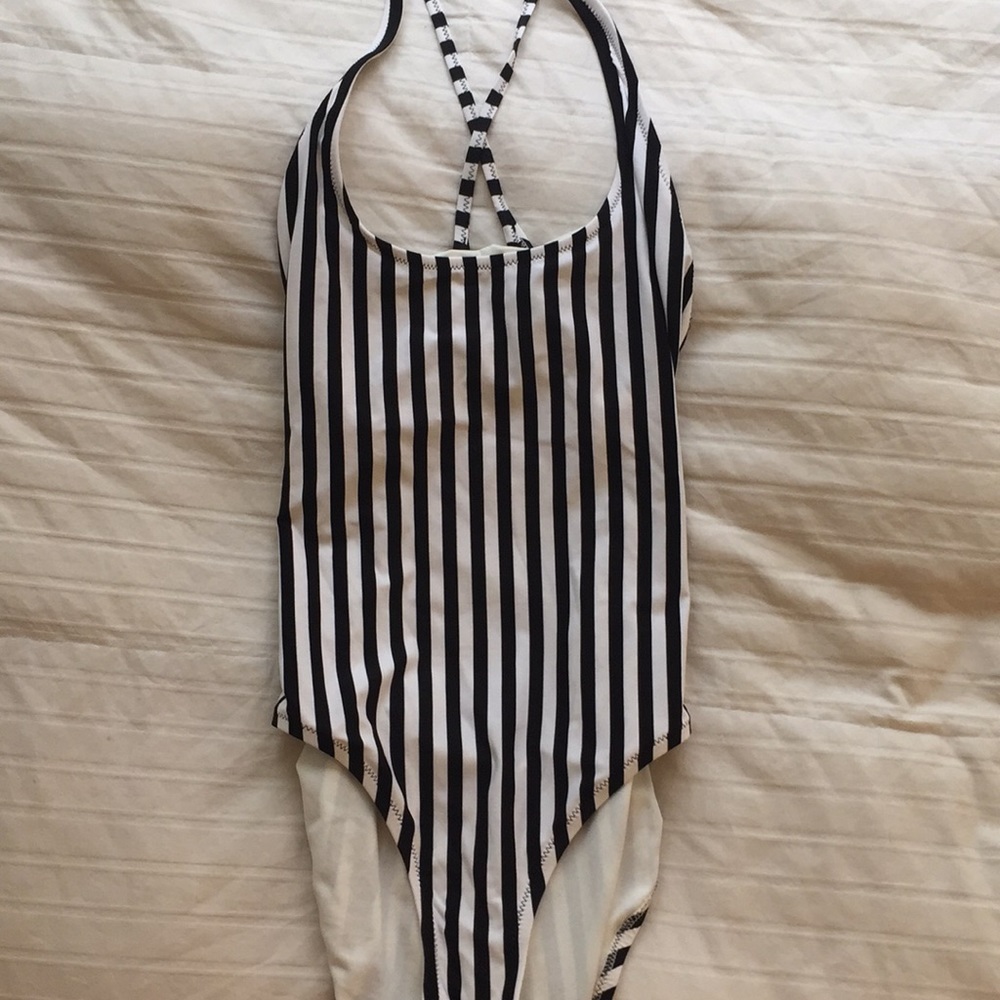 GAP classic stripe one-piece suit